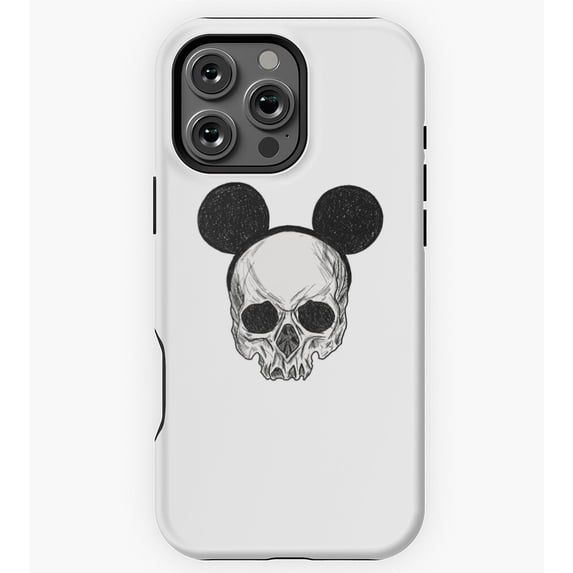 mouse Skeleton GA5655 Phone Case for iPhone 11 to 17 Pro Max