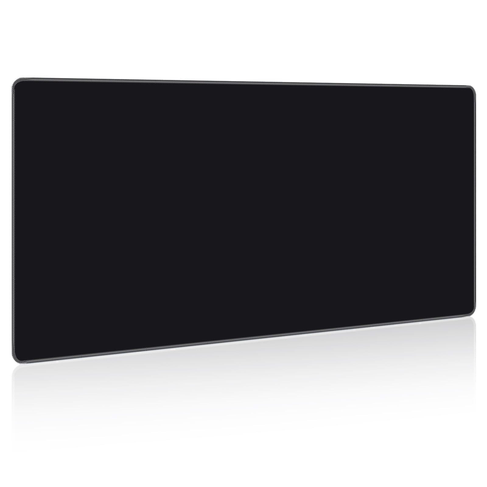 Oversized Desk Pad Mat, Thick Large Mouse Pad Non-Slip for Full Desk Protection, 35.4"x15.7" Black.