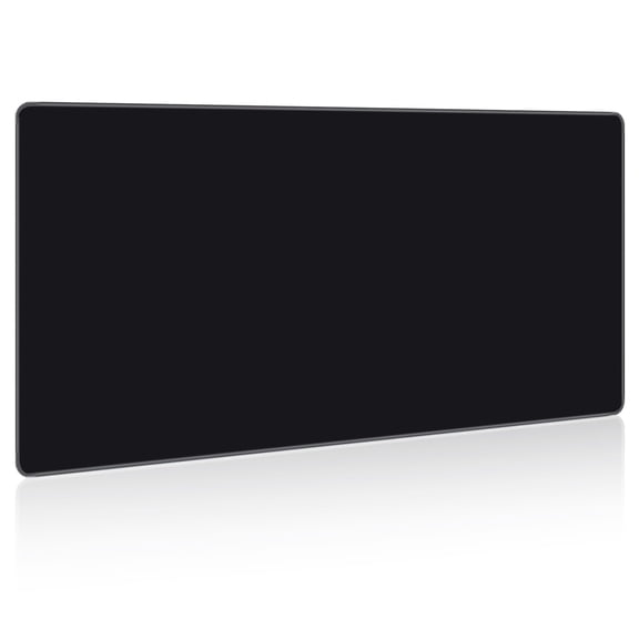 Mouse Desk Mat Large Non-Slip Pad Durable Desk Accessories for Keyboard Mouse 31.5"x11.8" Black