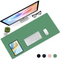 thumbnail image 1 of Minimalist Desk Mat, Large Mouse Pad with Non-Slip Base, Office Desk Accessories, 35.4"x15.7" Green, 1 of 7