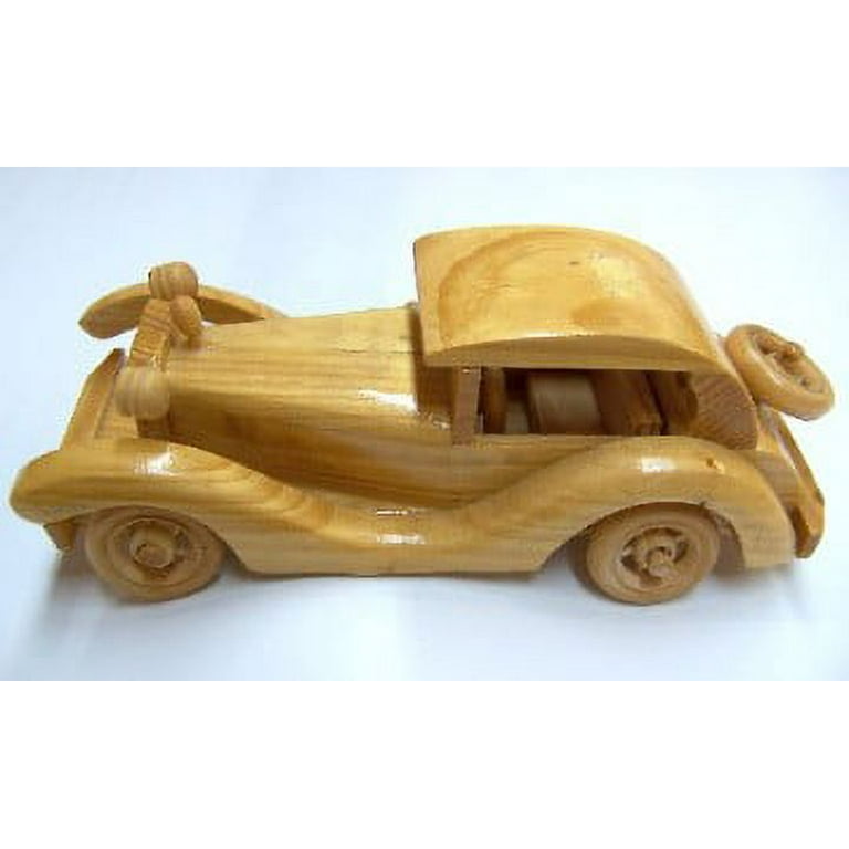 movable wooden cars