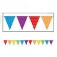 thumbnail image 1 of mpany  Dots & Stripes Pennant Banner, 1 of 1