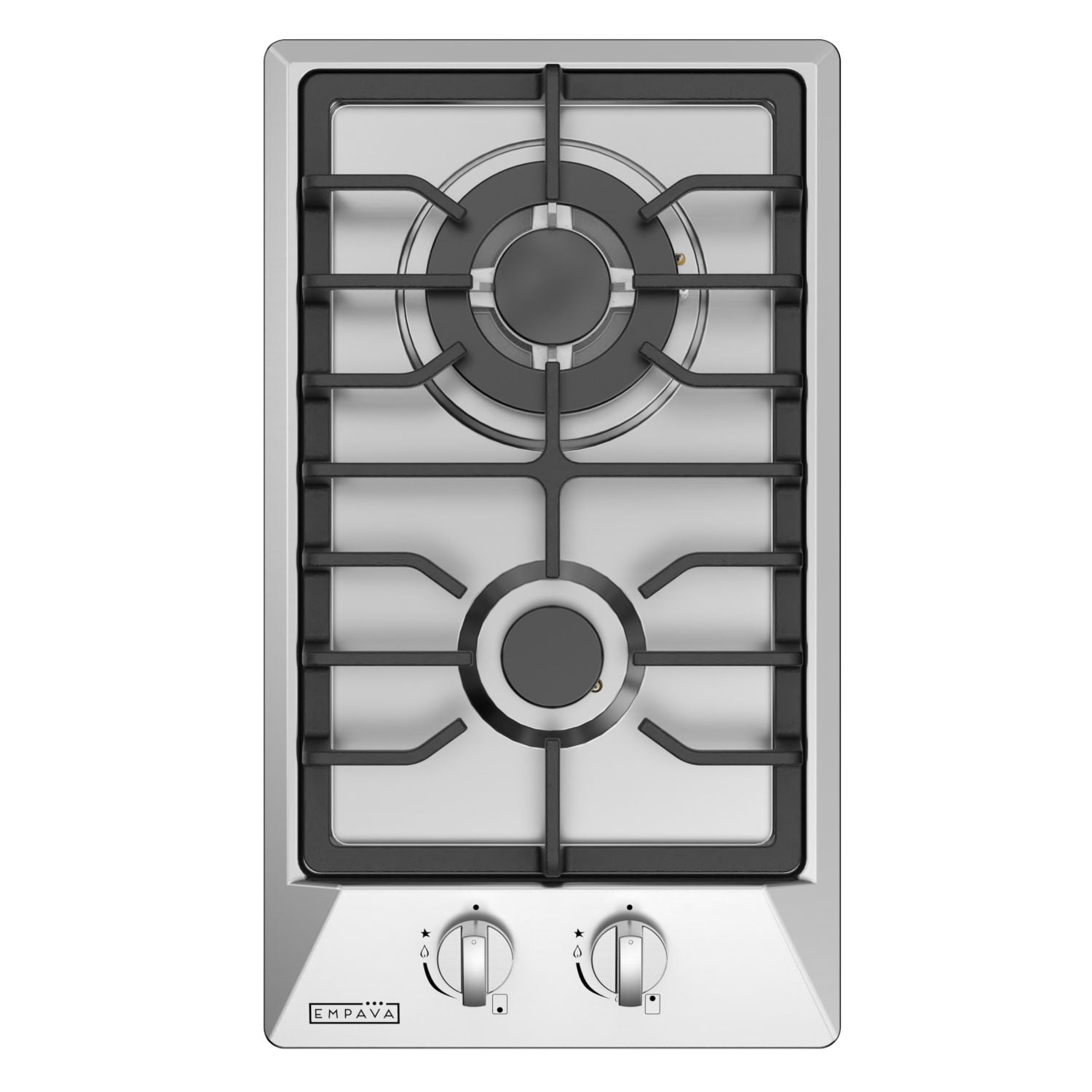 GASLAND Chef 24 in. Built-in Gas Stove Top LPG Natural Gas Cooktop in Black  Tempered Glass with 4-Sealed Burners, ETL GH60BF-N1 - The Home Depot