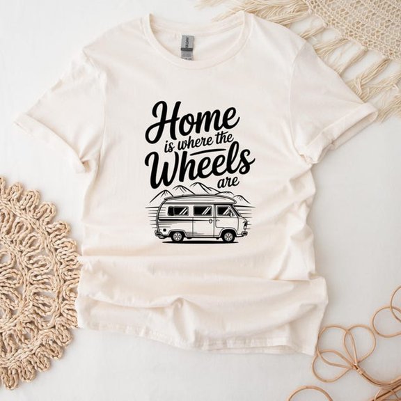 mpervan T-Shirt For Van Lovers mpervan Gift Van Shirt For Birthday Gift - Home Is Where The Wheels Are