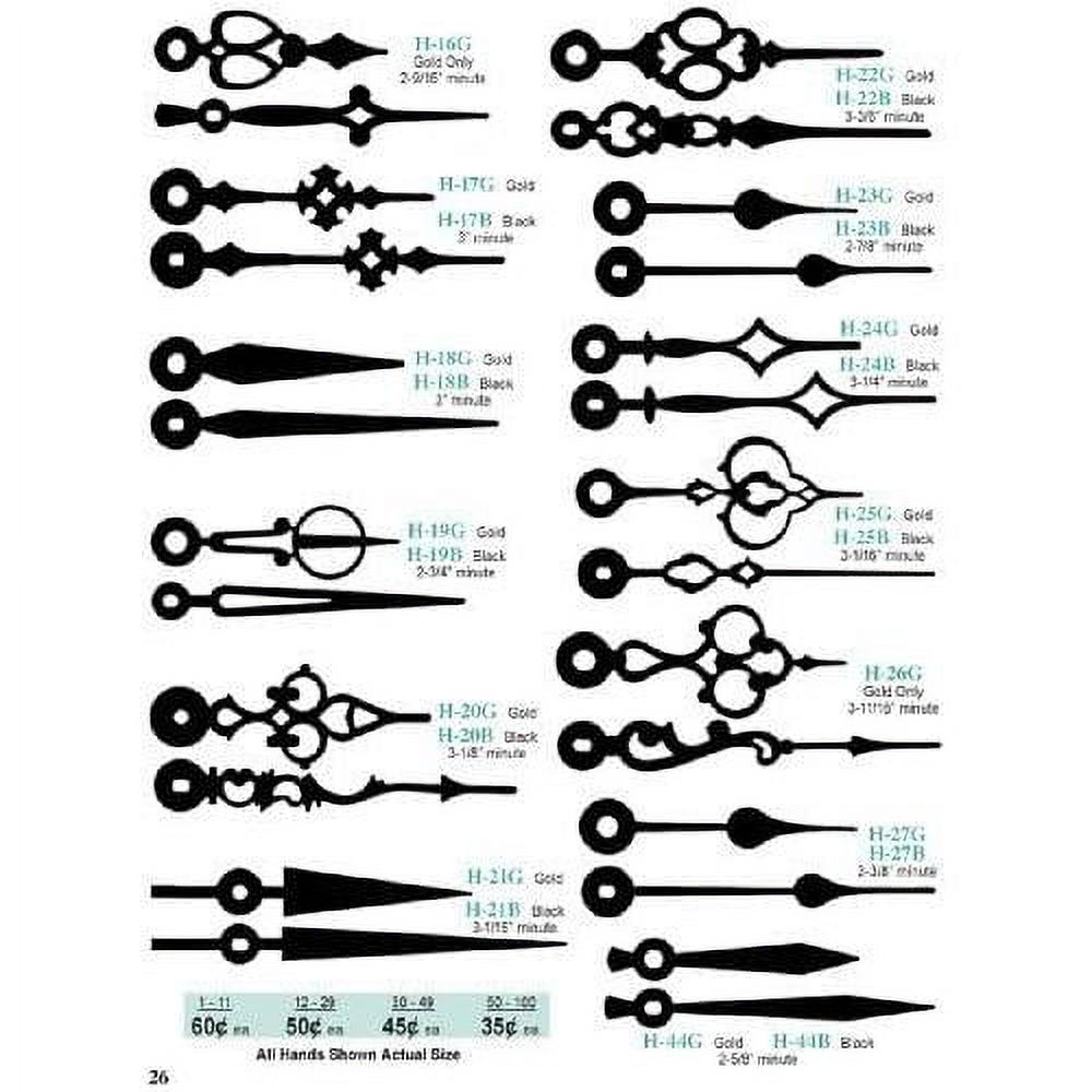 mplete Mini Quartz Clock Movement Medium Shaft For 3/8" Dial Thickness