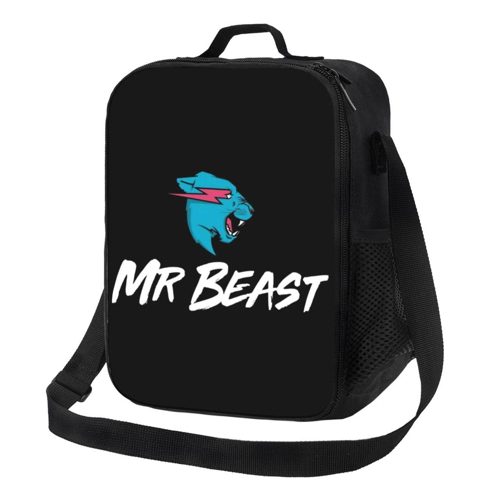 mr beast Crossbody Lunch Bag Portable Leakproof Reusable Insulated ...