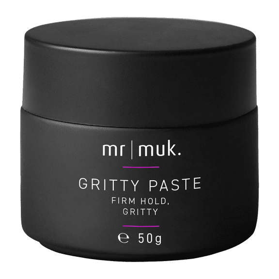 Muk Mr Muk Gritty Paste, Firm Hold Hair Paste, Texturizing Styling Paste, Semi Matte Hair Wax, Water Soluble No Flake Styling Paste