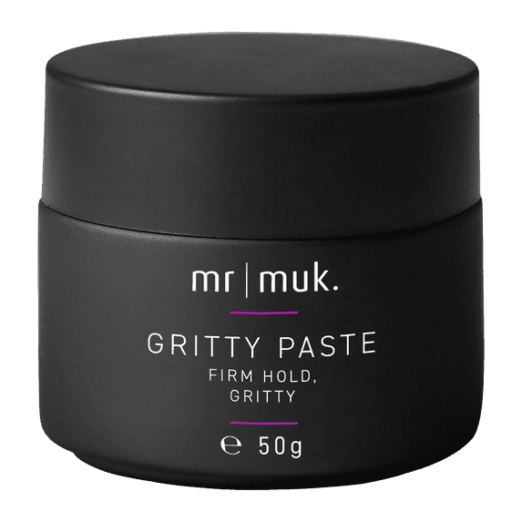 Muk Mr Muk Gritty Paste, Firm Hold Hair Paste, Texturizing Styling Paste, Semi Matte Hair Wax, Water Soluble No Flake Styling Paste