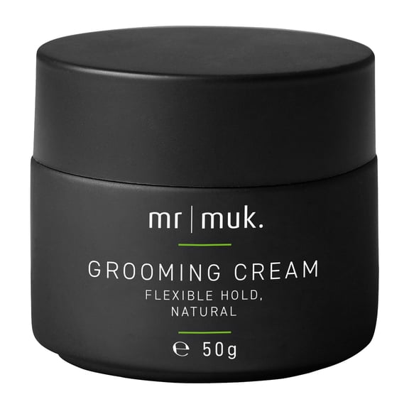 Muk Mr Muk Grooming Cream, Flexible Hold Styling Cream, Natural Shine Hair Cream, Humidity Resistant Hair Grooming Cream