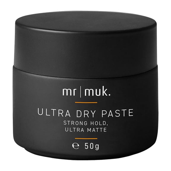 Muk Mr Muk Ultra Dry Paste, Strong Hold Matte Hair Paste, Volumizing Texture Paste, Non Greasy Water Soluble Styling Wax