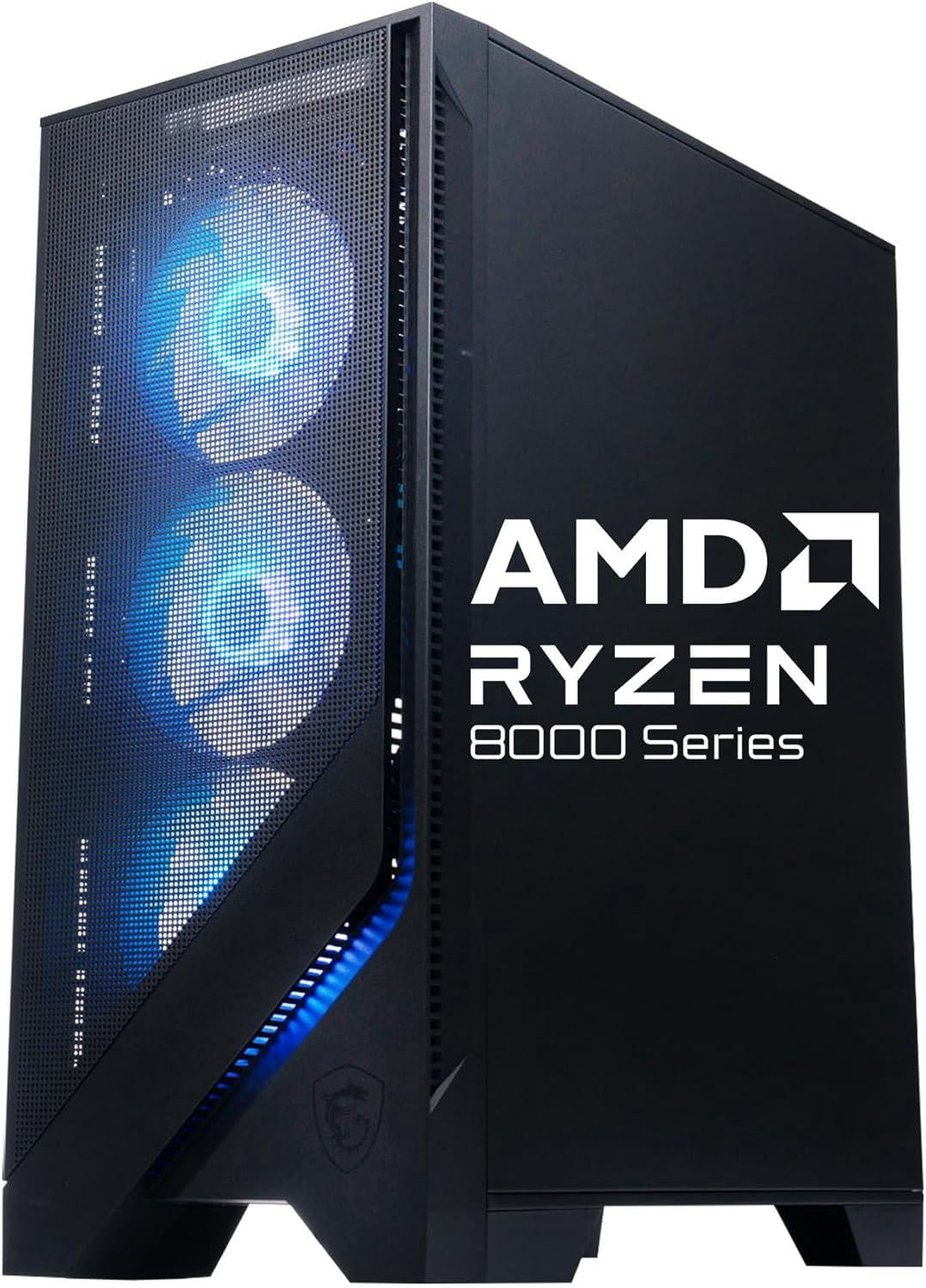 msi Codex Z2 Gaming Desktop: AMD R7-8700F, GeForce RTX 5060Ti, 16GB DDR5, 1TB m.2 NVMe SSD, USB Type-C, VR-Ready, Windows 11 Home : A8NVM-671US