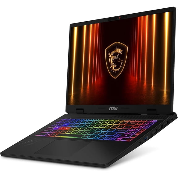 msi Crosshair A16 HX 16 QHD+ 240Hz Gaming Laptop AMD Ryzen 9 8940HX, NVIDIA GeForce RTX 5060, 16GB DDR5, 1TB NVMe SSD, Wi-Fi 6E, USB-C, Windows 11 D8WFKG-090US