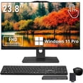 thumbnail image 1 of msi Modern AM242TP 23.8" FHD Touchscreen AIO Desktop, Intel Core 7-150U, 32GB DDR5, 2TB SSD+2TB HDD, Intel Graphics, FHD Camera, Wireless Keyboard & Mouse, Win 11 Pro, Black, 1TB Docking Station Set, 1 of 9