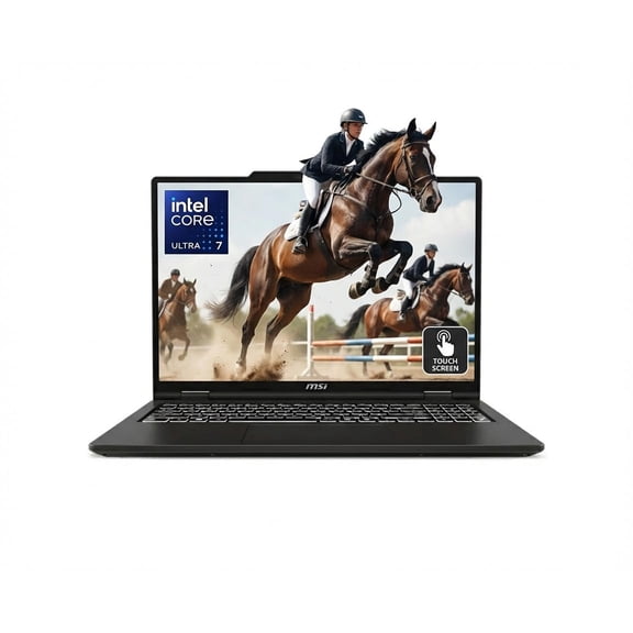 msi Venture 16" WUXGA 1920x1200 IPS Touchscreen Laptop 16-Core Intel Ultra 7 255H 32GB DDR5 1TB SSD Intel Arc Graphics Wi-Fi 6E Backlit Keyboard 720p HD Camera Win11 Home w/ONT 32GB USB