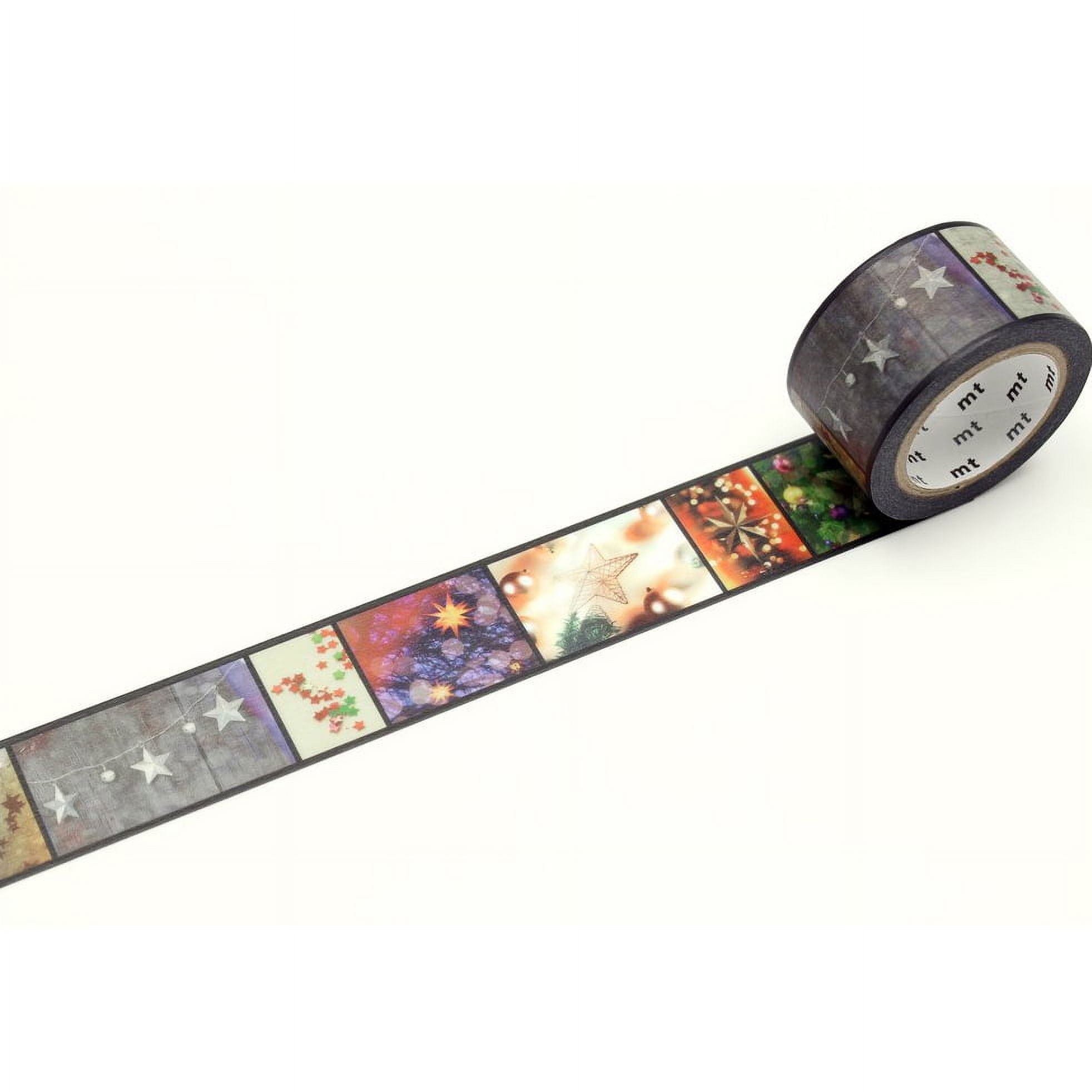 mt Seasonal Washi Paper Masking Tape: 1 in. x 23 ft. (Xmas Star) 