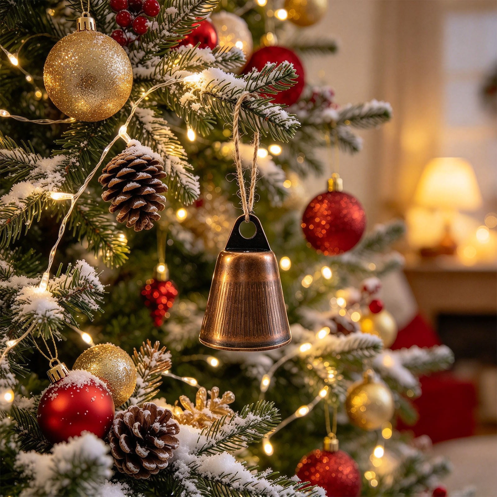 mtpzqdy Vintage Style Metal Bell Christmas Hanging Ornaments - Walmart.com