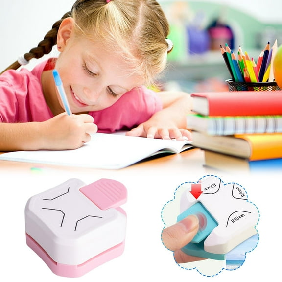 3-In-1 Paper Cutter and Corner Trimmer for Photos and Scrapbooking with Multi-Angle Cutting and Rounded Corner Tool