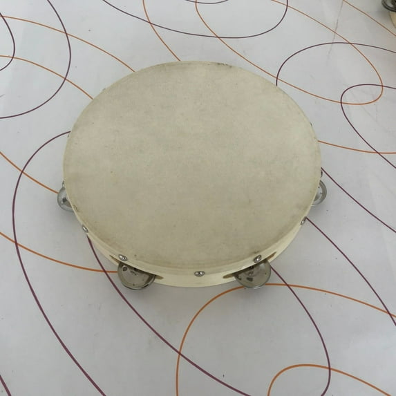 mtvxesu 4-10 Inch Hand Tambourine, Aluminum Alloy, Percussion Instrument For Music, Vibrant Tambourine For Performance