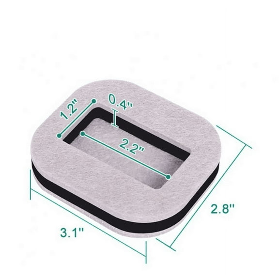 mtvxesu 5-Pack Furniture Caster Cups, Wheel Stoppers And Floor Protectors For Hardwood Floors And Tile