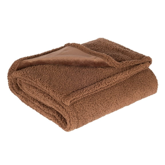 71"X100" Flannel Thermal Insulation Blanket - Double-Sided Soft Microfiber Plush Throw for Bed, Couch & Home Decor - Machine Washable In 4 Colors