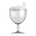 thumbnail image 1 of Baby Sippy Cup Wine Glass - Spill-Proof Plastic Stemware for Toddlers 8+ Months, Leak-Proof Design with Measurement Marks, 1 of 1
