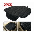 thumbnail image 1 of mtvxesu Car Seat Cushion, 2pc Car Seat Pad Premium Comfort Memory Silk Wadding, Non-slip Rubber Bottom with Storage Pocket, Car Seat Pad Universal Car Seat Protectors Interior Accessories (Black), 1 of 9