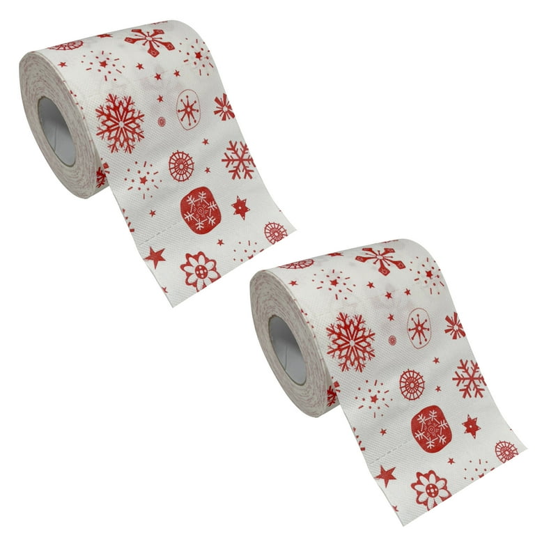 mtvxesu Christmas Toilet Roll Paper, Toilet Paper Bulk, Toilet