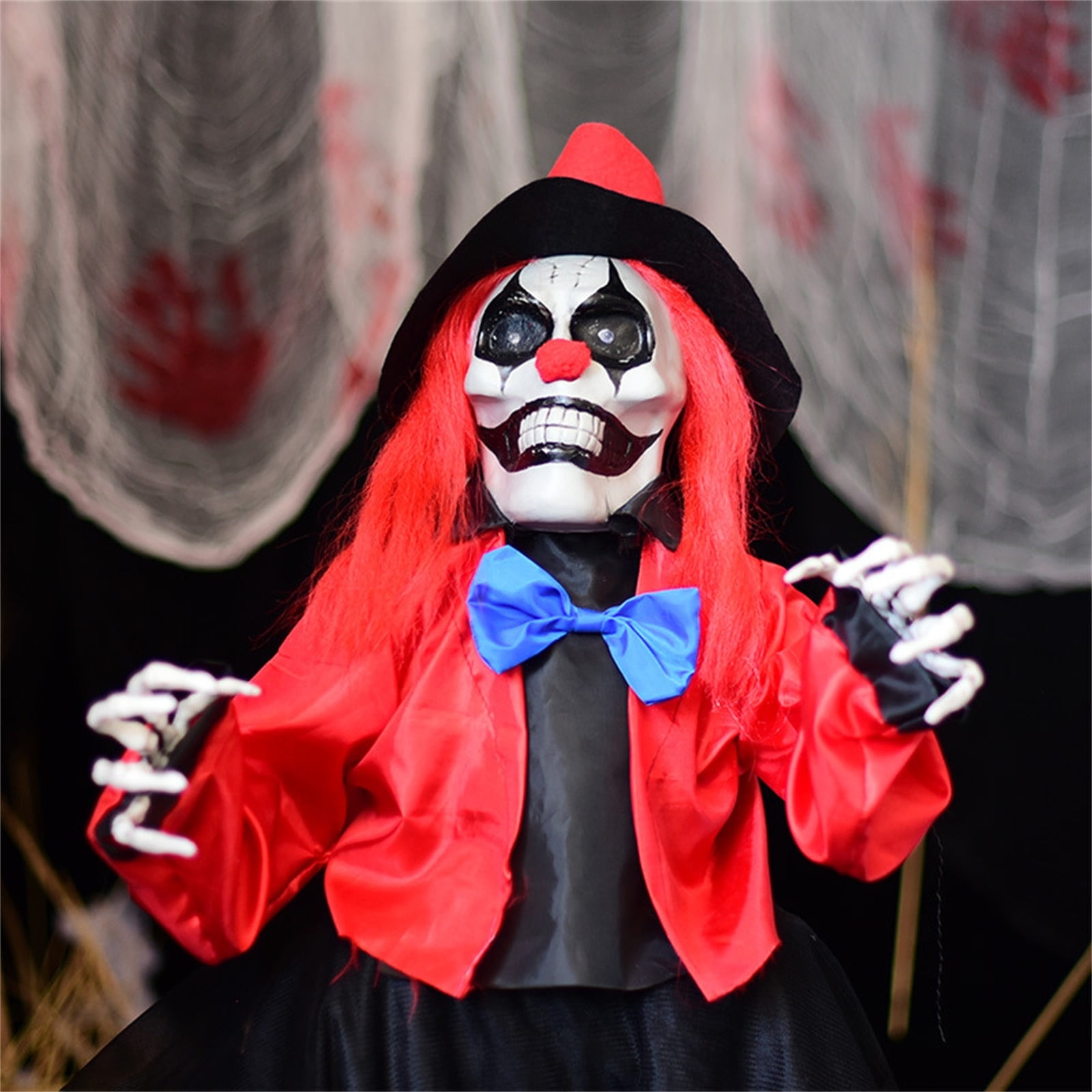 mtvxesu Clearance Halloween Outdoor Decorations Light Up Clown Ground