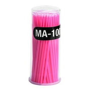 mtvxesu Cotton Buds, Makeup Cosmetic Individual False Eyelashes Eye Lashes Round Cotton Remover Cotton Sticks Candy Cotton Swabs 100 Count Clearance Sale