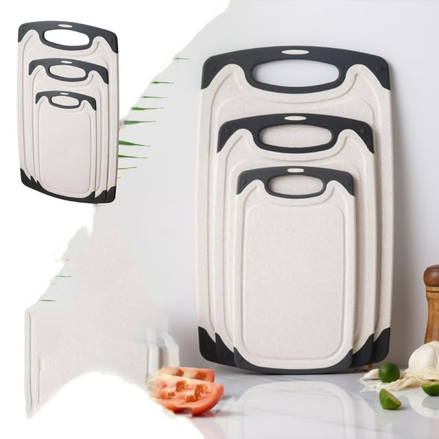 mtvxesu Cutting Boards for Kitchen, Plastic Cutting Boards for Kitchen