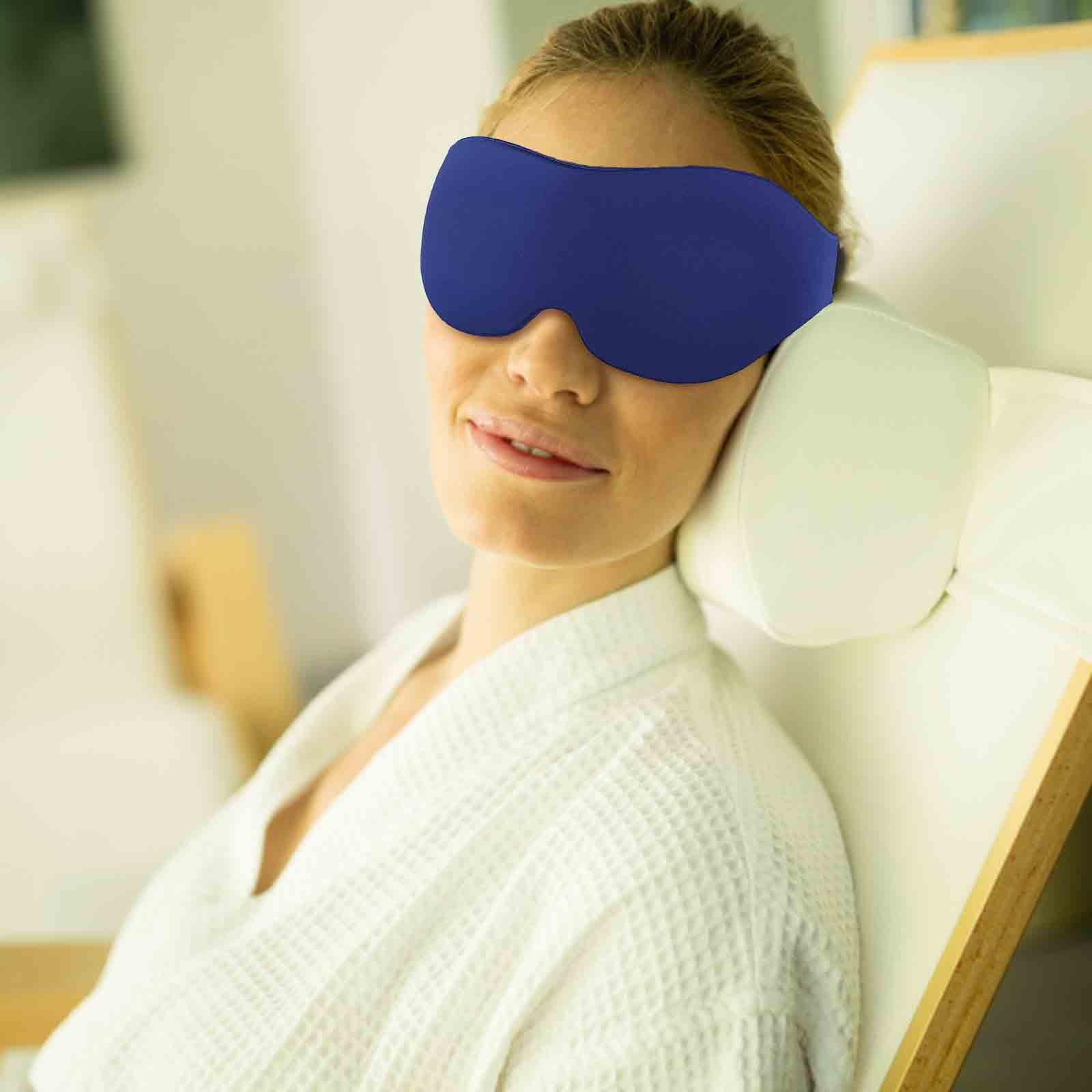 mtvxesu Eye Masks Sleep Mask for Side Sleeper Breathable Memory Foam