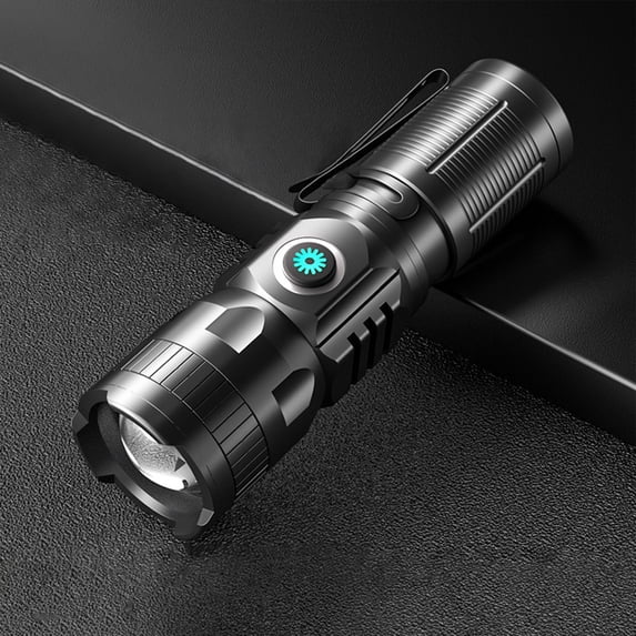 mtvxesu Flashlights High Lumens, LED Flashlight,1000 Lumens Super Bright Flashlight, Zoomable, Rechargeable Flashlight with 4 Modes,Powerful Handheld Flashlight