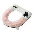 thumbnail image 1 of mtvxesu Fluffy Thickened Toilet Seat Cushion Cover With Zipper, Waterproof Washable Polyester, All Season Bathroom Mat, 1 of 1
