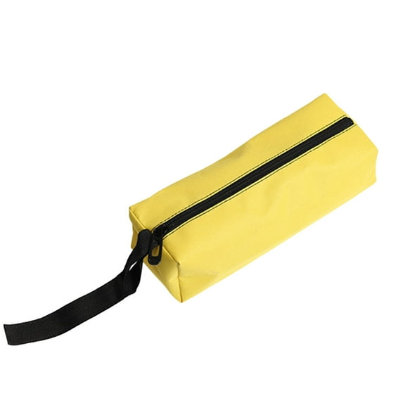 Heavy-Duty Cloth Tool Organizer Bag with Zipper Pockets for Screwdrivers, Pliers, and Wrenches