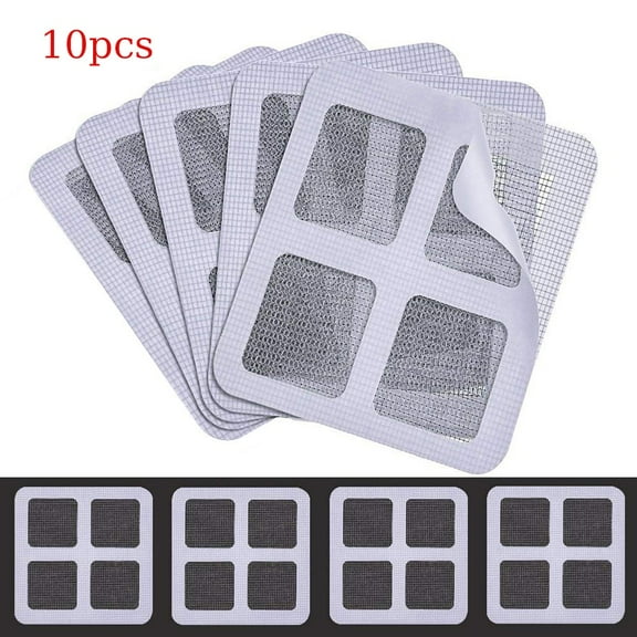 mtvxesu Magnetic Screen Door, Door and Window Screen Repair Program, Fiberglass Mesh Coverage Repair Program, Strong Adhesive Window Vinyl Screen Patch, Suitable for Cov