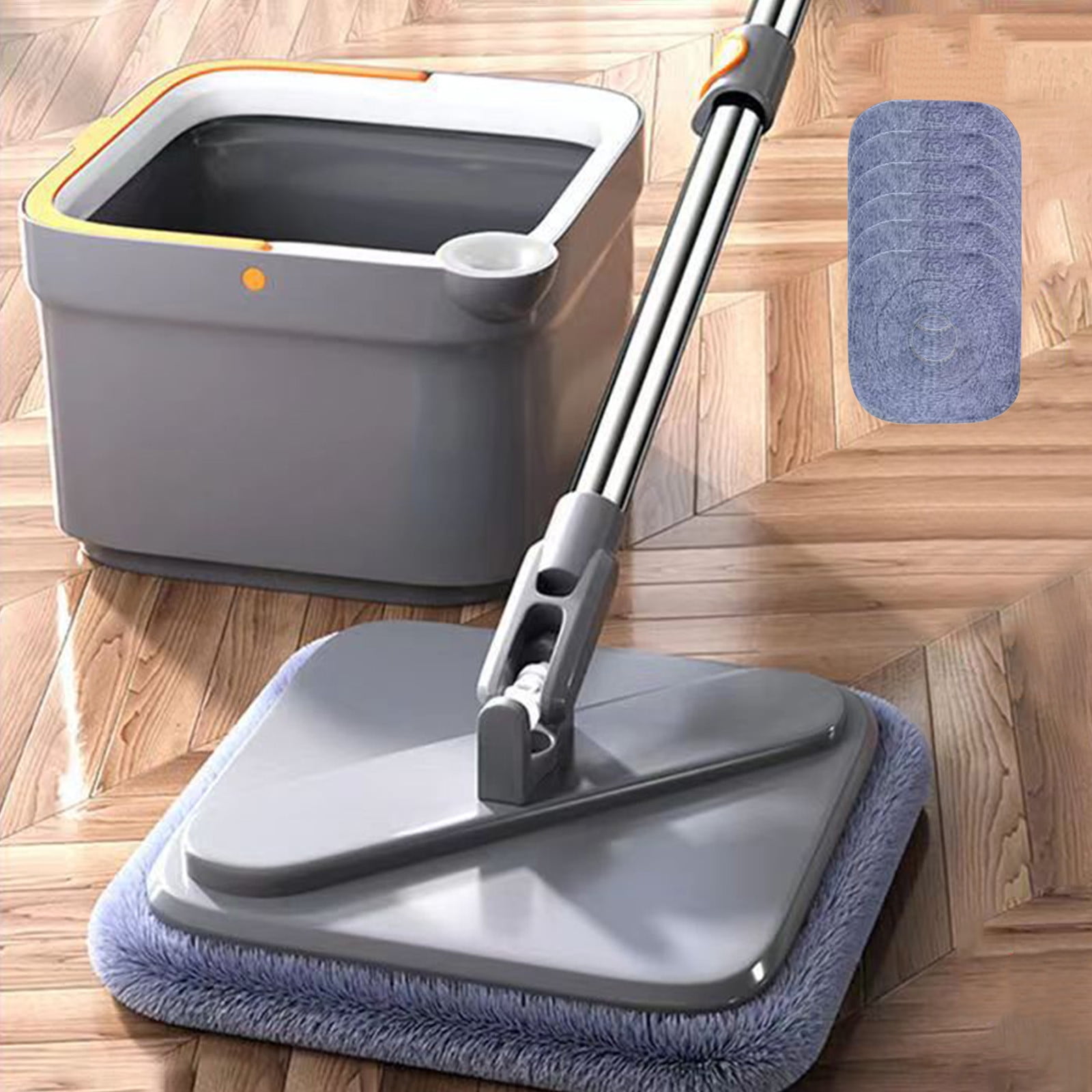 mtvxesu Mop M16, Self Wash Mop M16, Mop and Bucket with Wringer Set
