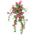 thumbnail image 1 of Morning Glory Decor Artificial Hanging Flowers for Wall Indoor Outdoor Wedding Garden Decorations Realistic Silk Floral Arrangement 65.5Cm, 1 of 6