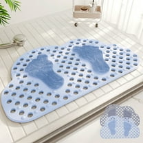 mtvxesu Non-Slip Bathtub Mat With Suction Cups For Elderly Safety, Bathroom Floor And Shower Grip Pad, 1-Pack