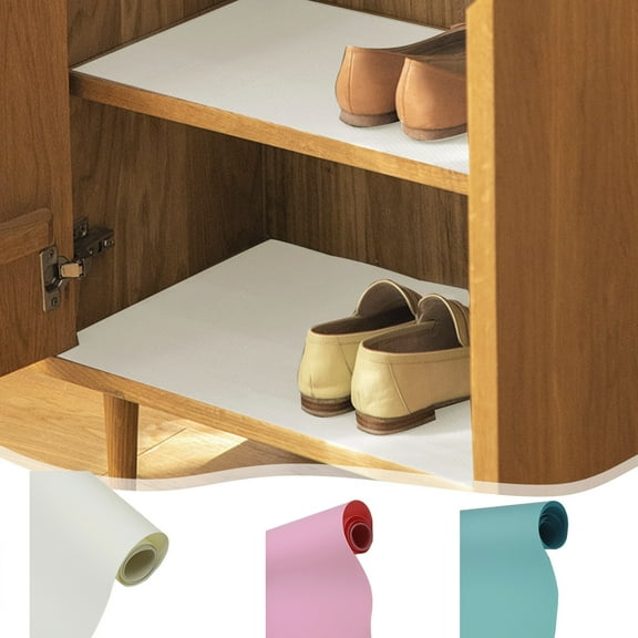 mtvxesu Non-Slip Refrigerator Liners 59 X 17.7 Inches Fridge Mats Shelf Liner Drawer Liner For Kitchen Cabinets Waterproof Easy Clean Non-Adhesive Plastic Mat 1 Pack