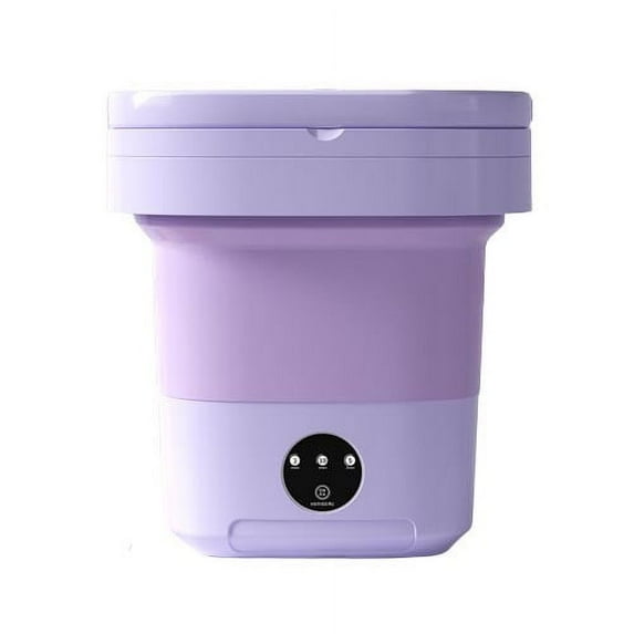 Cyber_Monday Deals! mtvxesu Portable Washing Machine, 3.8l Foldable Bucket Type Mini Washing Machine, Efficient, And Perfect for Travel and Limited Spaces
