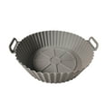 thumbnail image 1 of mtvxesu Reusable Silicone Fryer Liner for Air Fryers - 7.5 Inch Non-Stick Parchment Replacement, Dishwasher Safe, Heat Resistant, Easy to Clean, No Mess Fryer Basket Accessory, 1-Pack, 1 of 5