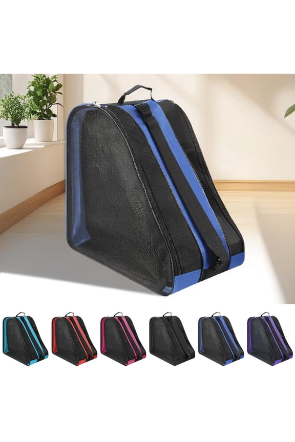 Roller Skate Backpack For Storage And Carrying, Thickened Fabric With Shoulder Strap, Large Capacity For Skates And Protective Gear, 1 Pack