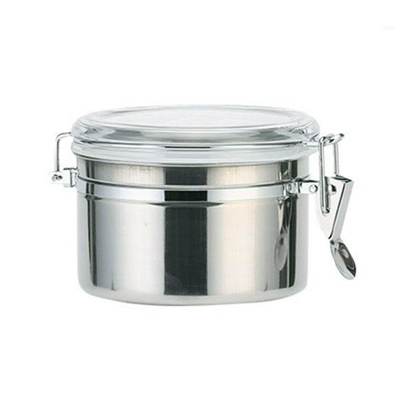 Stainless Steel Food Storage Container with Locking Lid for Coffee, Tea, Milk Powder - Airtight, Multiple Sizes 1-3L