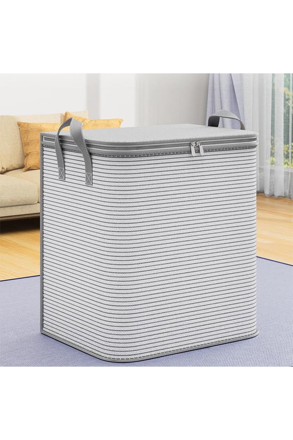 Storage, Heavy Duty Storage with Reinforced Handles Extra Large Storage Bags for Clothes Tote Bag Thickened Double Zipper for Space Saving Travel Big Storage Bag