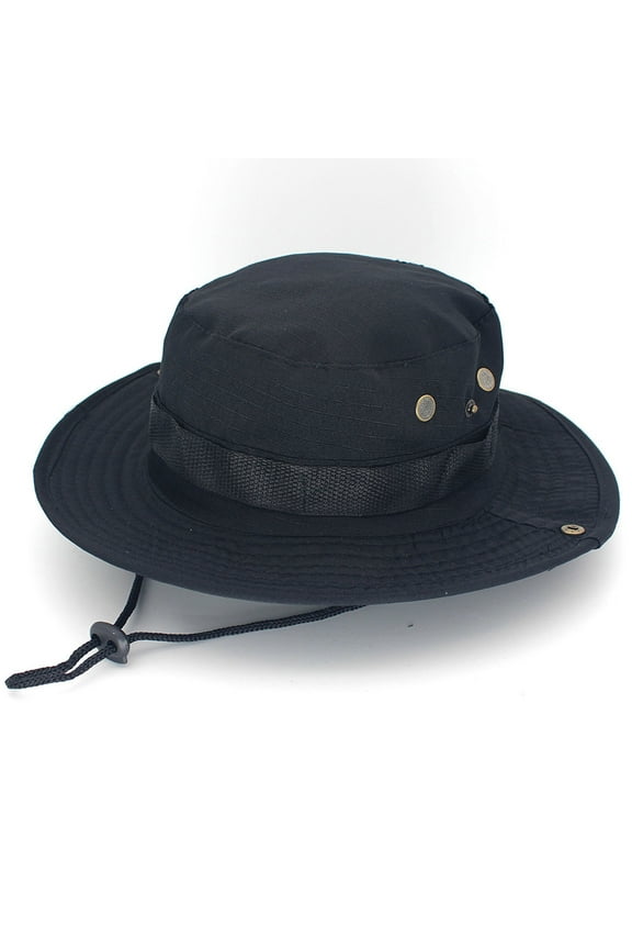 Sun Hats for Men, Outdoor Sun Hat Bucket Hat Unisex Round Cap Breathable Wide Brim Summer Protection Hat for Bush Fishing Hiking