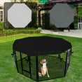 thumbnail image 1 of mtvxesu Sun And Rain Proof Dog Playpen Cover With Shade And Security, Fits 24In 8-Panel Pet Playpen, Heavy-Duty Polyester, Indoor And Outdoor Use, 1 Piece, 1 of 8
