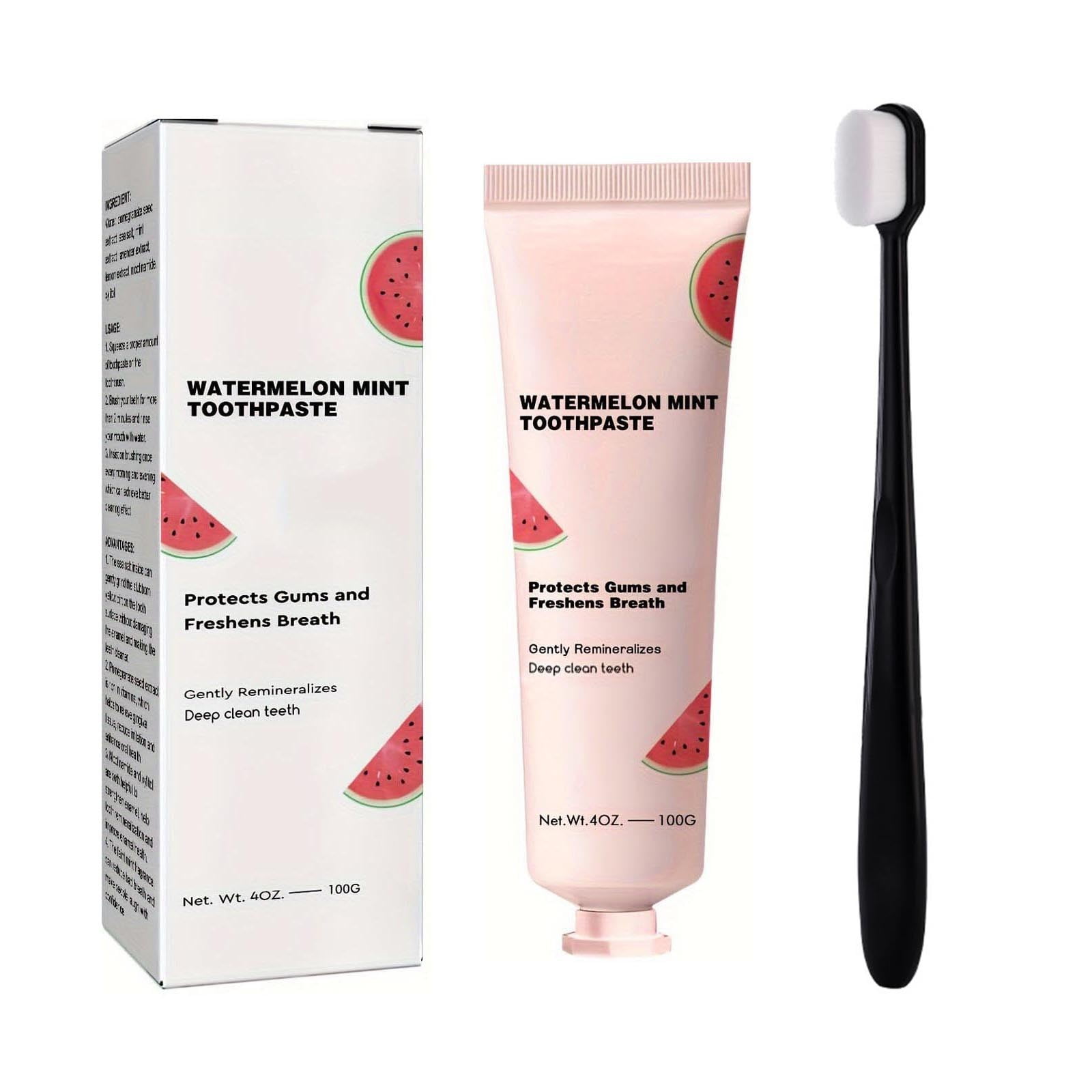 mtvxesu White Teeth Toothpaste, Watermelon Flavored Toothpaste And ...