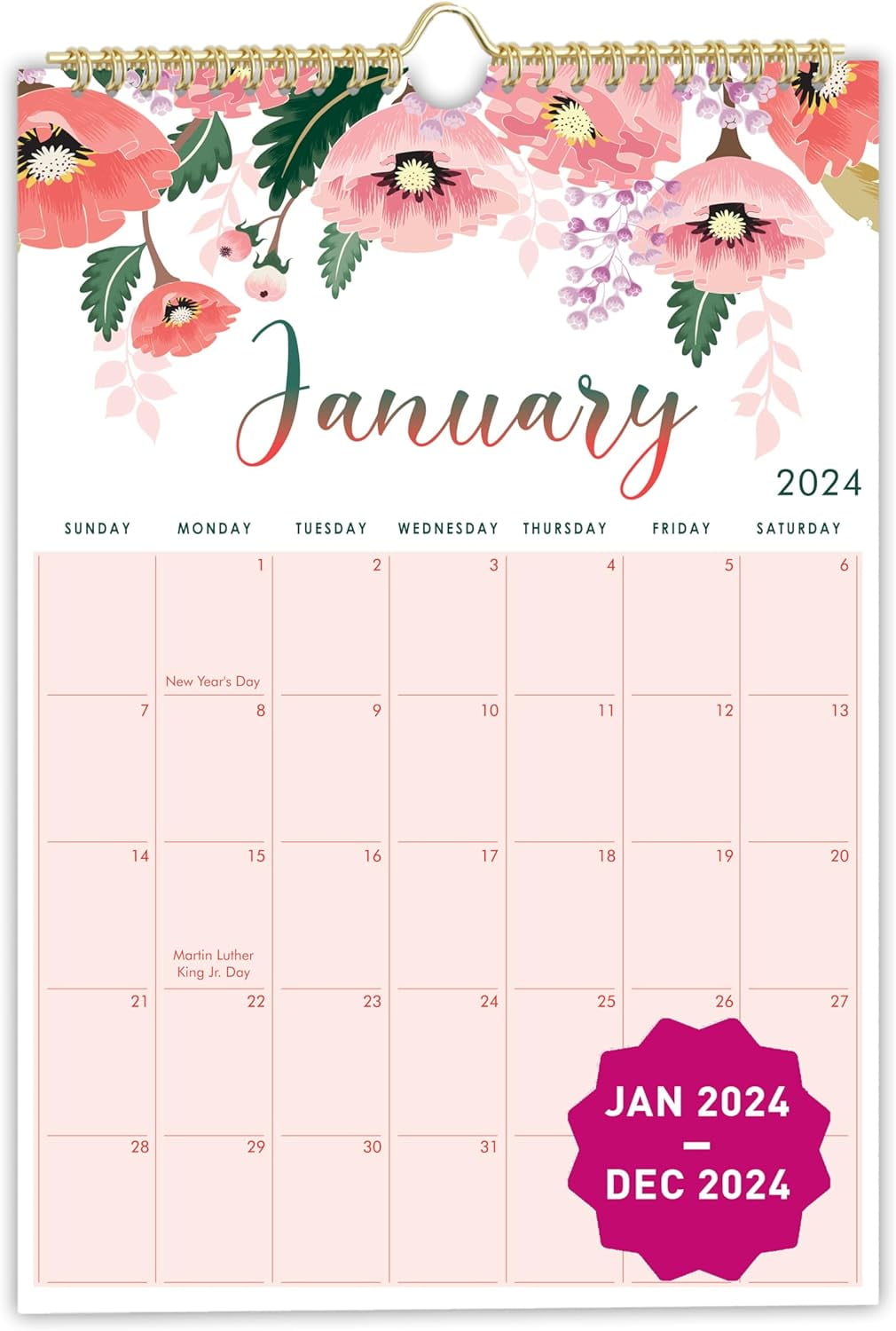 Family Home Planner Calendar 2024
