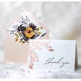 thumbnail image 1 of mudrit Thank You Cards (20 pcs) with 20 Envelopes & 20 Floral Stickers for Weddings and Bridal Shower , size - 4 x 6 inches, 1 of 5