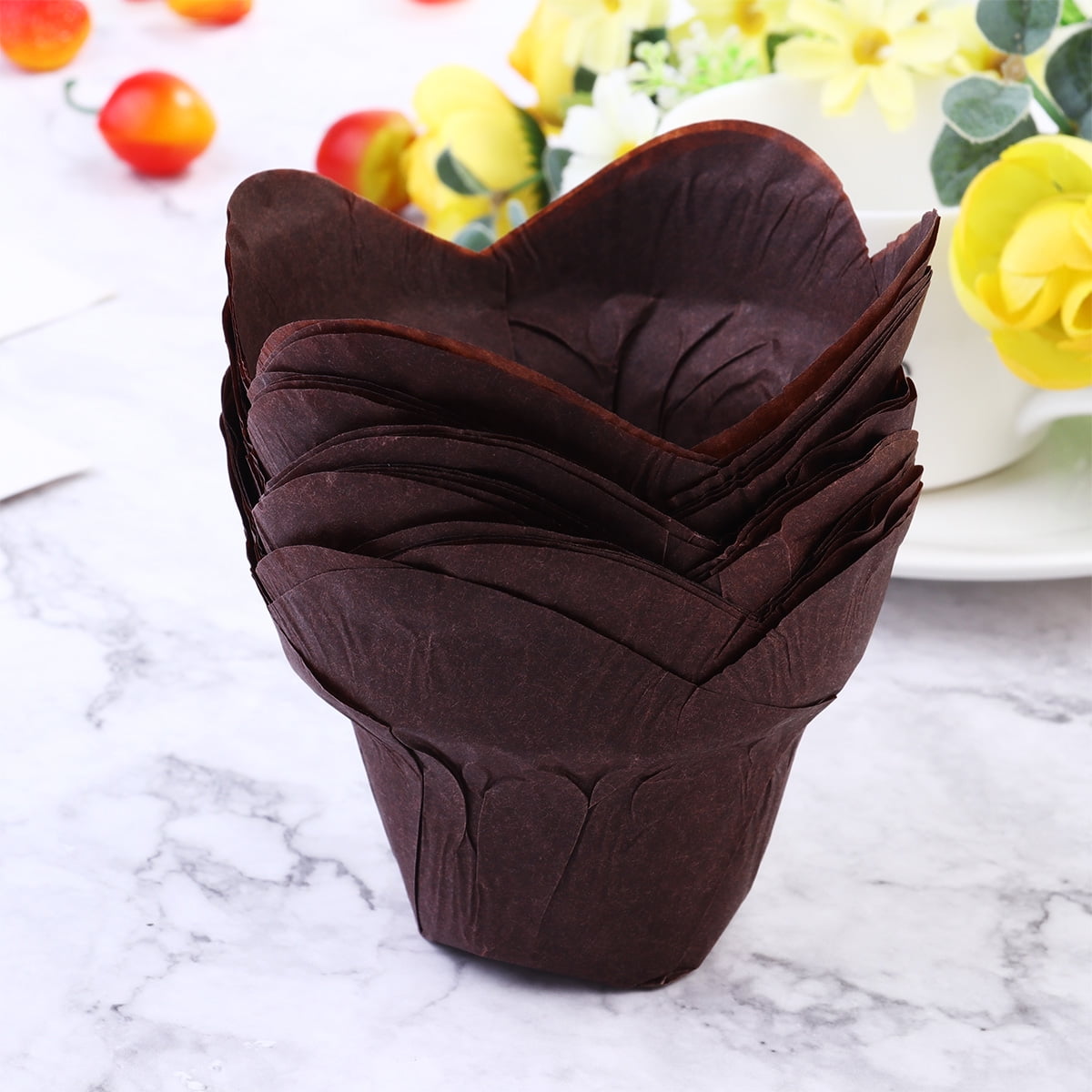 muffin cup 100pcs Muffin Paper Cup Heatresistant Cake Paper Cups Safe
